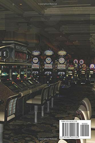 Rows of casino slot machines in a dimly lit room.