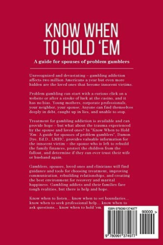 Book cover of 'Know When to Hold 'Em' about gambling addiction